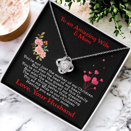 Gift For Wife - Love Knot Necklace Love Knot Necklace