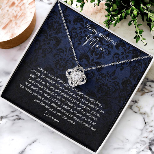 To My Amazing Mom - Loveknotnecklace Love Knot Necklace