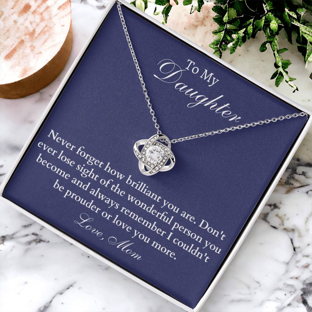 Happy Birthday Or Just To Say I Love You -  - Love Knot Necklace