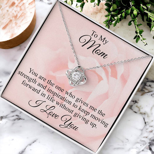 Mothers Day Gift Idea Mothers Day Necklaces For Mom From Daughter Mothers Day Gift From Daughter Gifts For Mom Birthday Gift From Son Love Knot Necklace