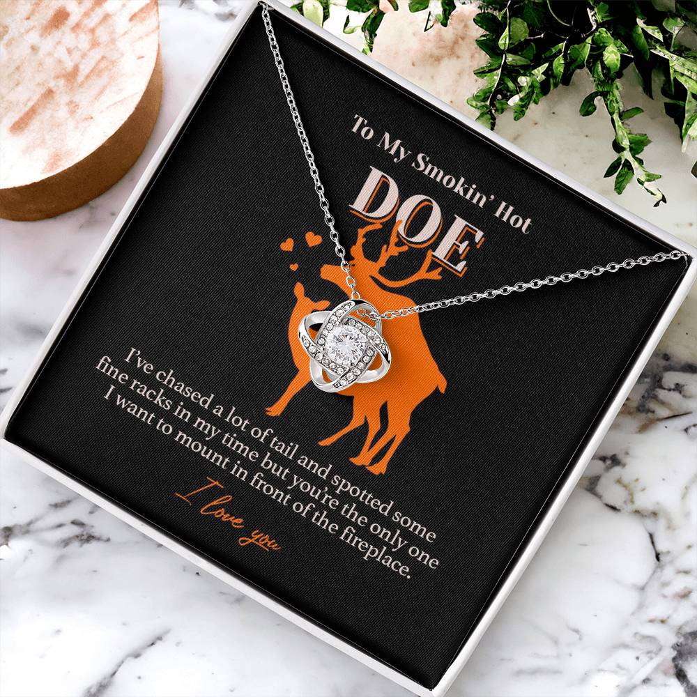 Love Knot Necklace For Your Doe Love Knot Necklace