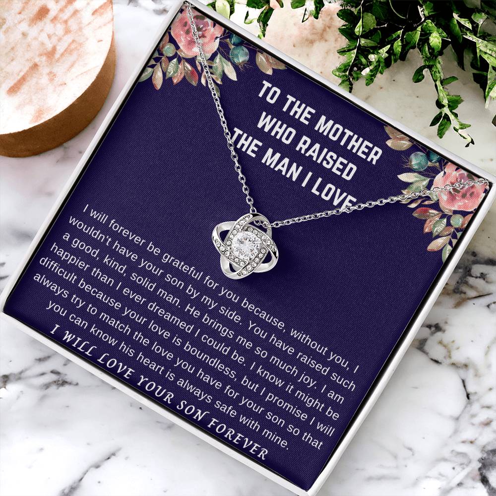 I Will Forever Gr Love Knot Necklace