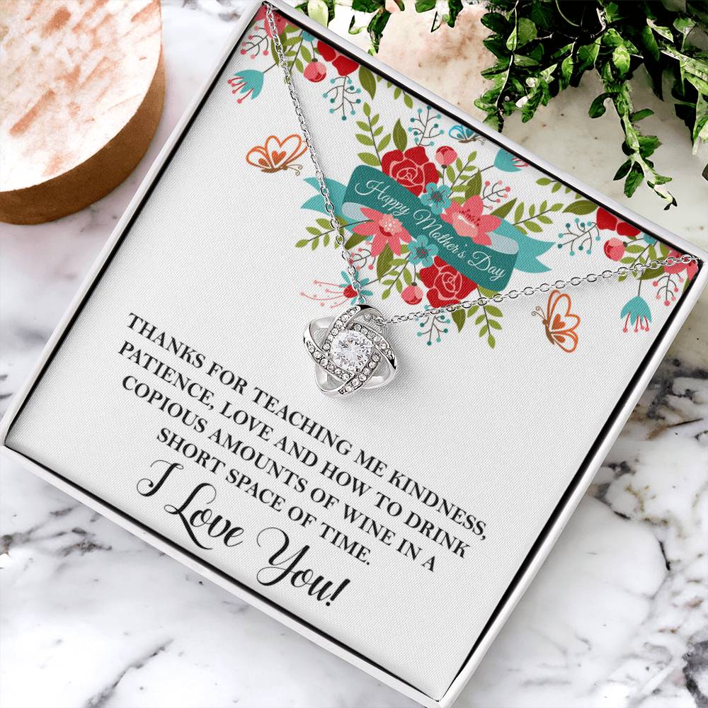 Thanks For Teaching Me - Love Knot Necklace Love Knot Necklace