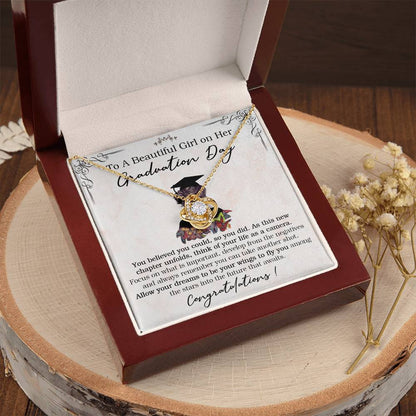 Graduation Gift For Her High School College Graduation Daughter Graduation Jewelry Gift Love Knot Necklace