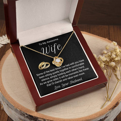 Necklace For Wife From Husband - Love Knot Love Knot Necklace