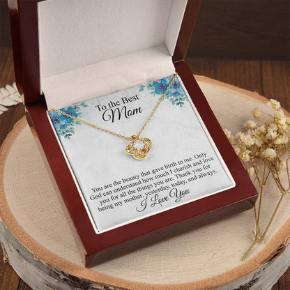 Mothers Day Gift Idea Mothers Day Necklaces For Mom From Daughter Mothers Day Gift From Daughter Gifts For Mom Birthday Gift From Son 1 Love Knot Necklace