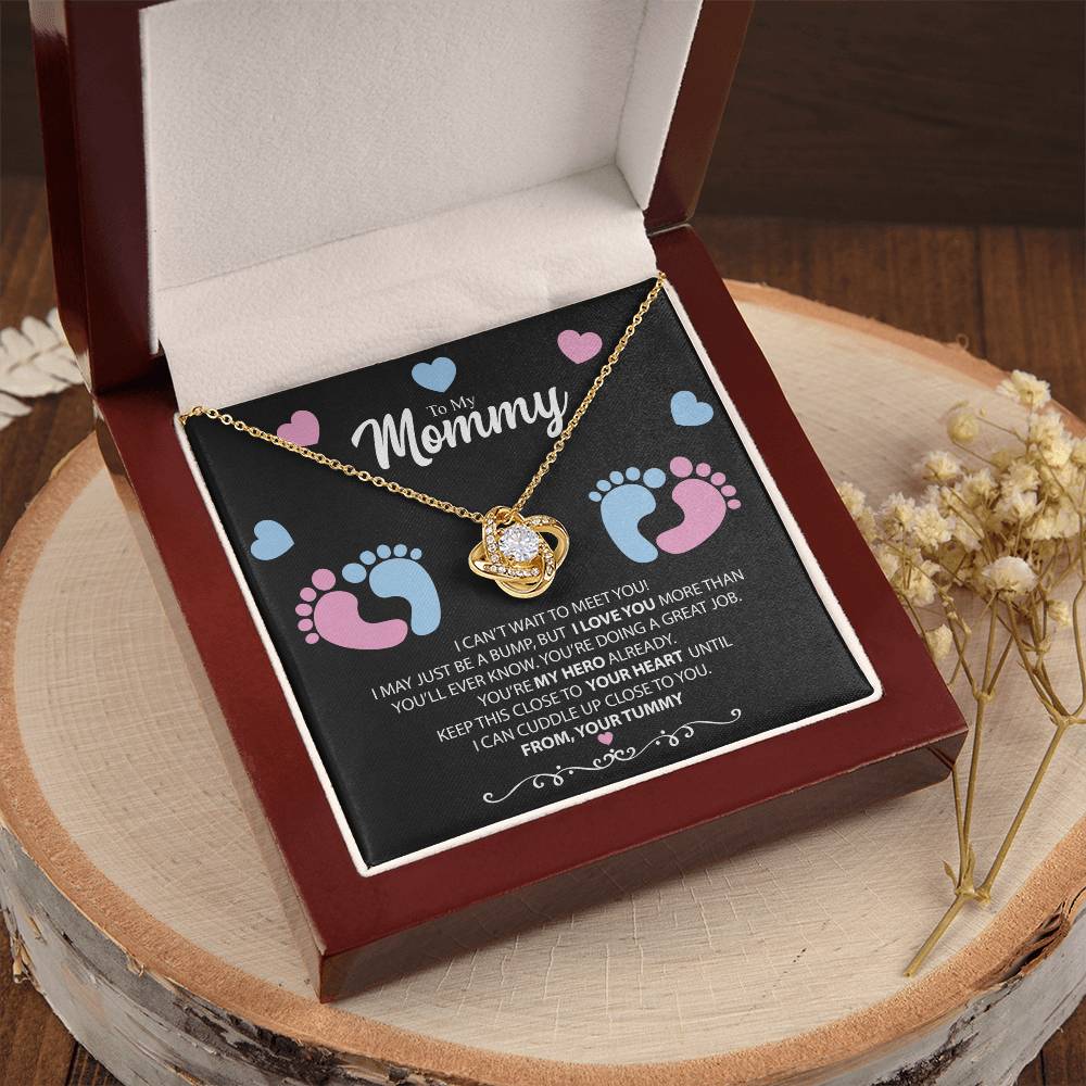 Shineon20220405-Mom0003 - To My Mommy - Love Knot Necklace Love Knot Necklace