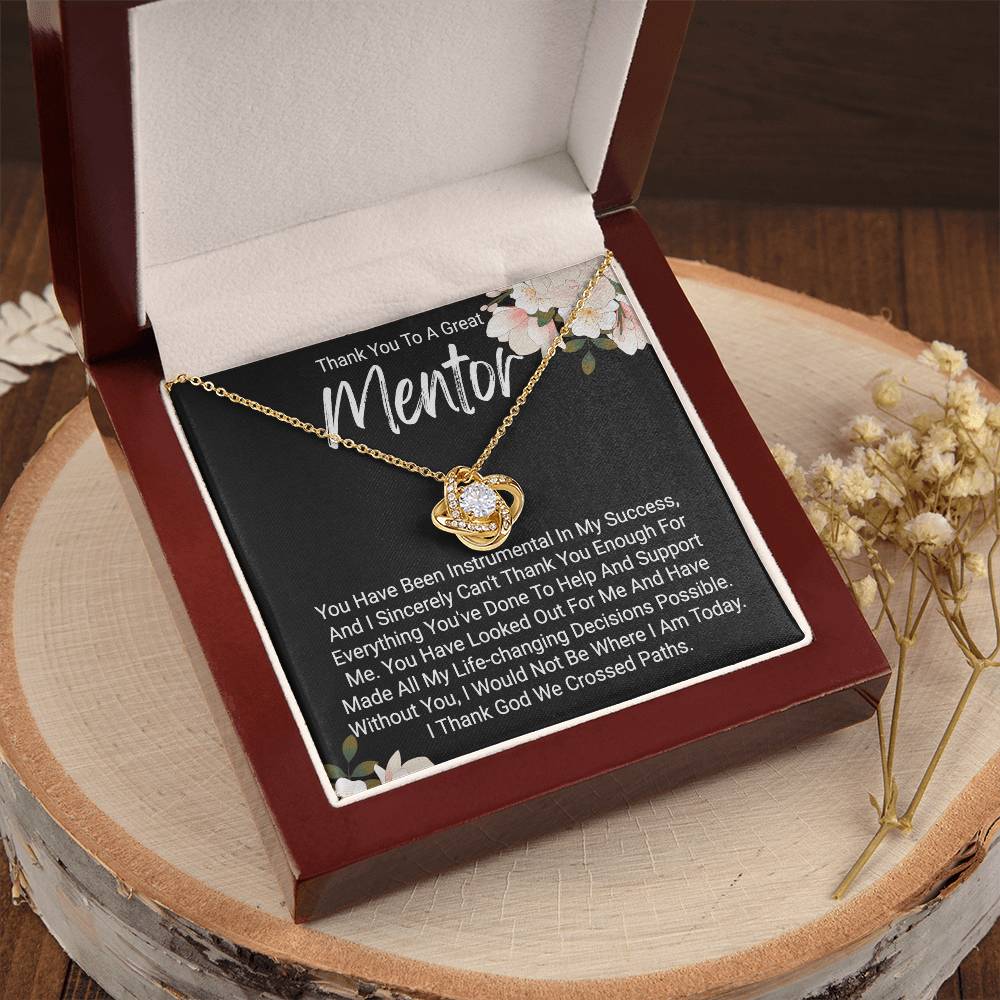 Mentor Gift - Love Knot Necklace Love Knot Necklace