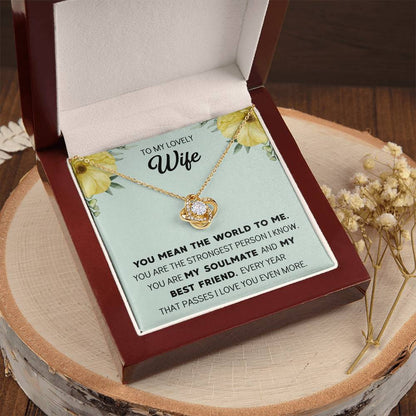 Silver Small Heart Cubic Zirconia Pendant Necklace Gift For Wife Sentimental Gifts For Mothers Day Gift For Wife Wife Anniversary Birthday Love Knot Necklace