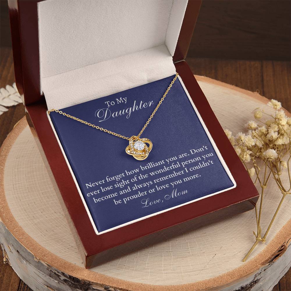 Happy Birthday Or Just To Say I Love You -  - Love Knot Necklace