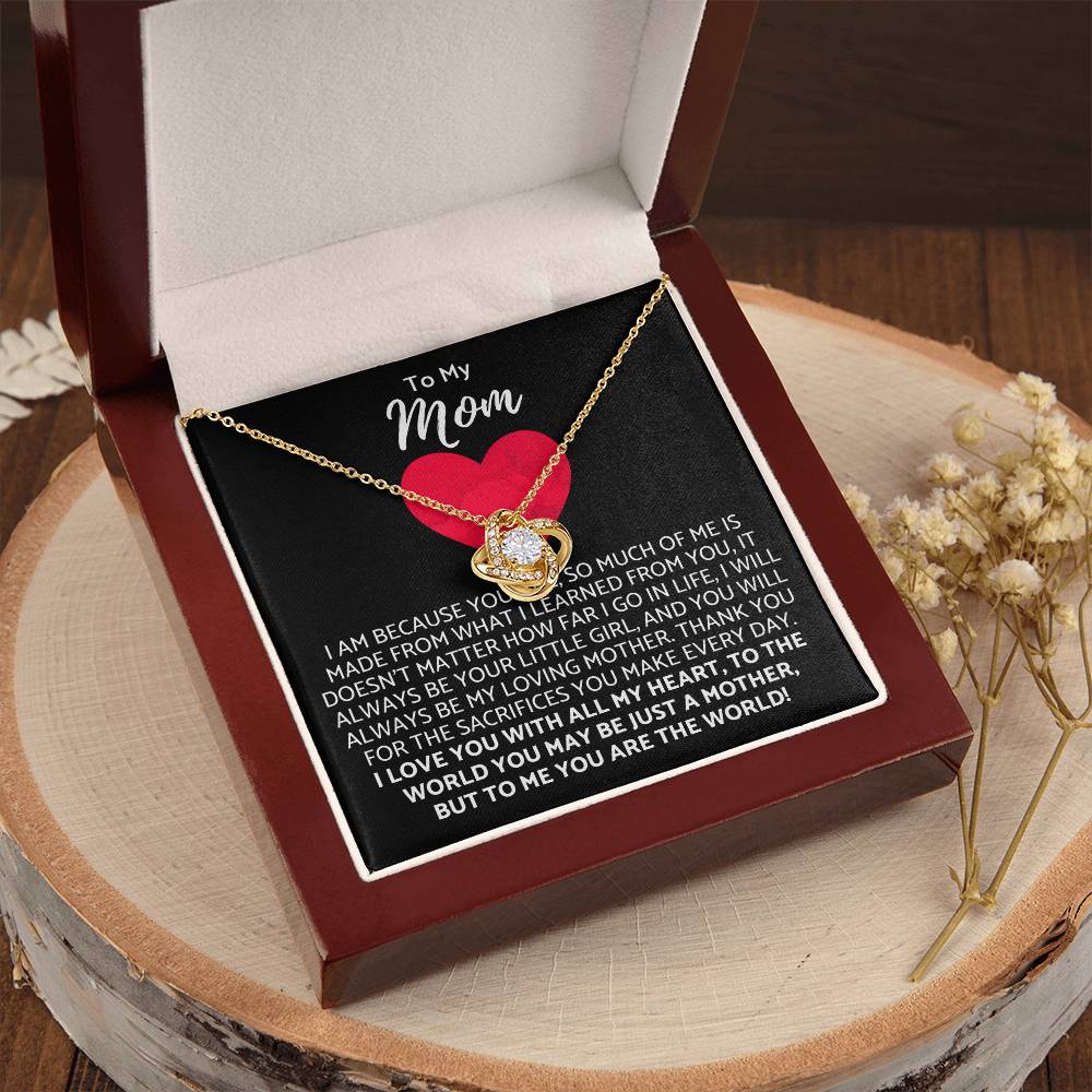 Premium Mother's Day Necklace Customize Gift For Your Loving Mom! ?? 3 Love Knot Necklace