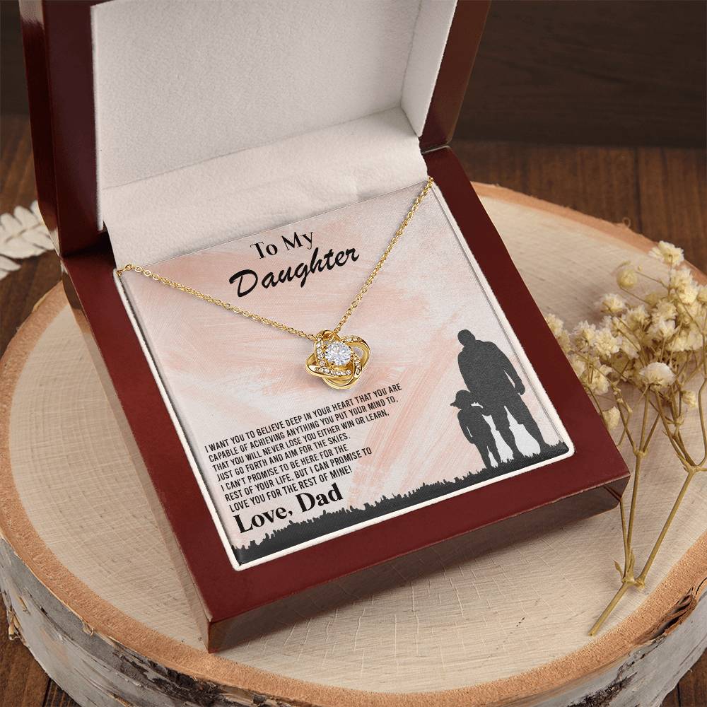 I Want You To Believe Deep In Your Heart ?? Love Knot Necklace