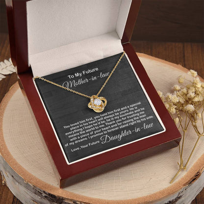 Love Knot Necklace For Mother In Law- Mother's Day Gift For Mother-In-Law Gift For Mother In Law From Daughter In Law 1 Love Knot Necklace