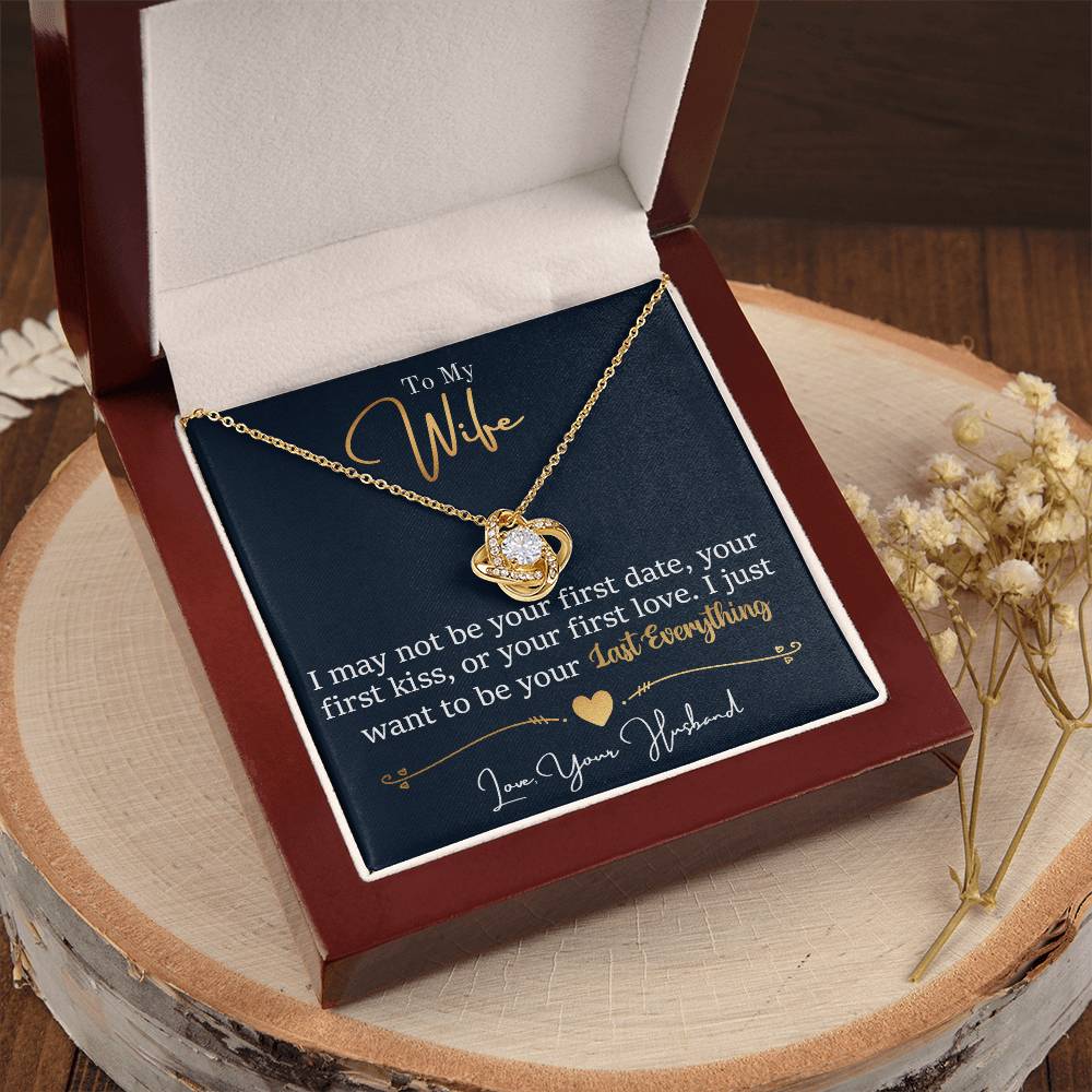 Wife - Last Everything Love Knot Necklace