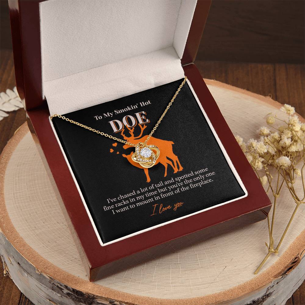 Love Knot Necklace For Your Doe Love Knot Necklace