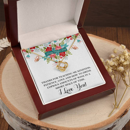 Thanks For Teaching Me - Love Knot Necklace Love Knot Necklace