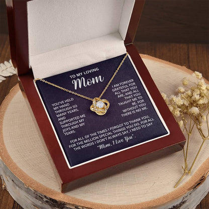 Mothers Day Gifts For Mom - Love Knot Necklace Love Knot Necklace