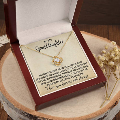 Just To Say I Love You  Gd Love Knot Necklace