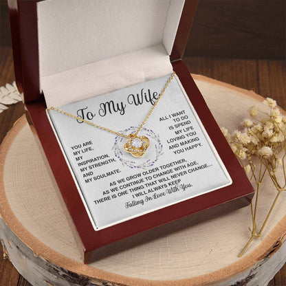 Delivery By Mother's Day Wf034   Gift Fo Love Knot Necklace