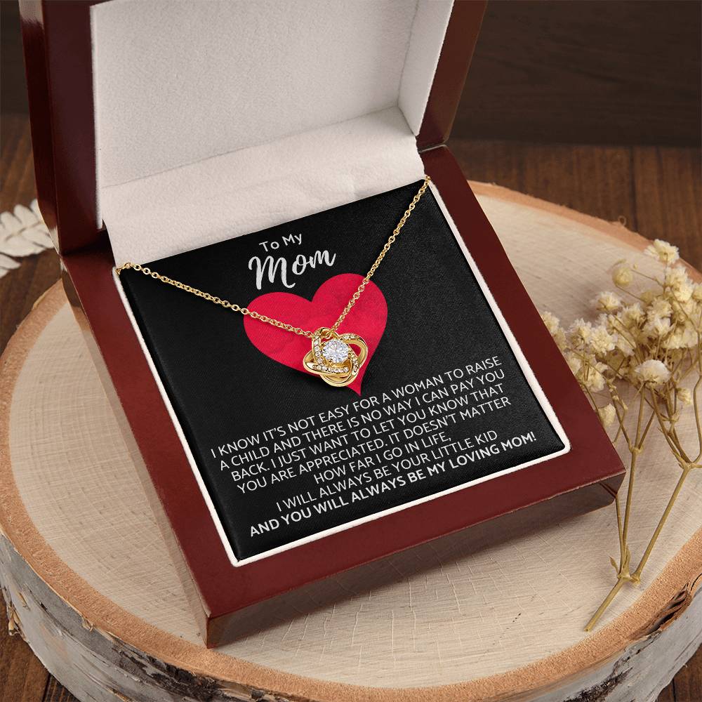 Premium Mother's Day Necklace Customize Gift For Your Loving Mom! ?? Love Knot Necklace