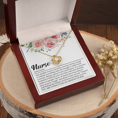 Graduation Gift For Nurse Nursing Graduation Gift Necklace New Nurse Gift For Graduation Nursing Studen Love Knot Necklace