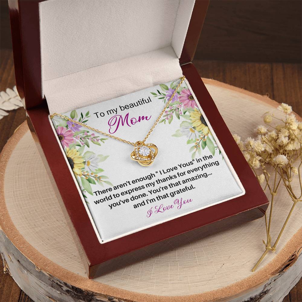 Mother's Day Happy Birthday Or Just To Say I Love You - 17 Love Knot Necklace