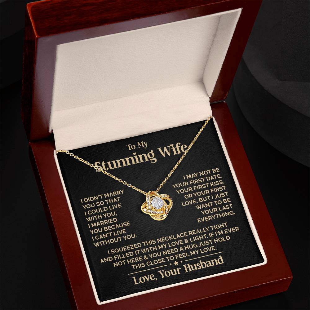 Stunning Wife - Vesta Knot Necklace Love Knot Necklace