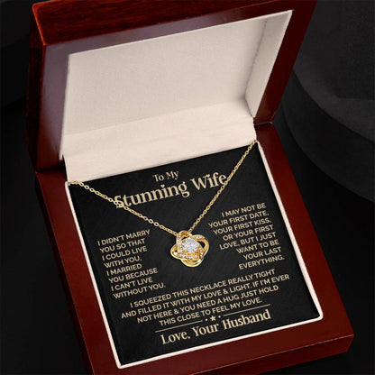 Stunning Wife - Vesta Knot Necklace Love Knot Necklace