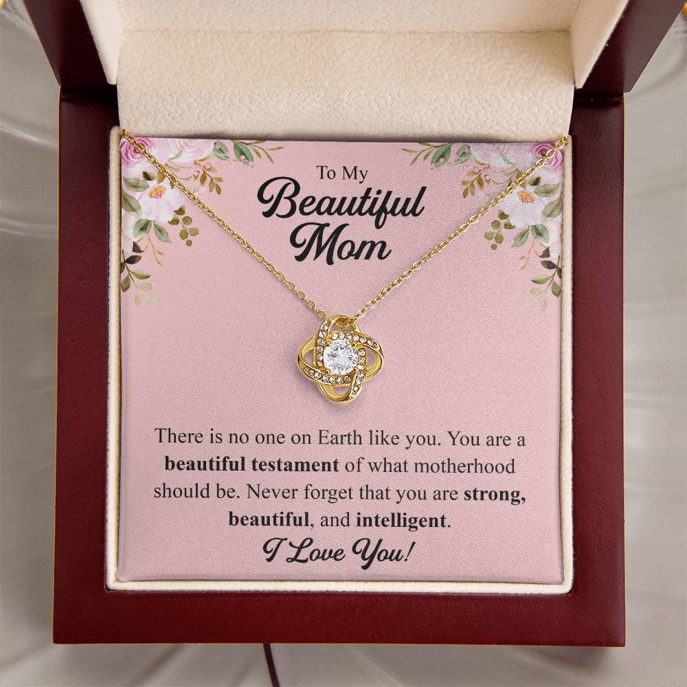 Mothers Day Gift From Daughter Mother Of The Groom Gift From Son Presents For Mom Birthday Sentimental Jewelry Necklace For Mom 2 Love Knot Necklace