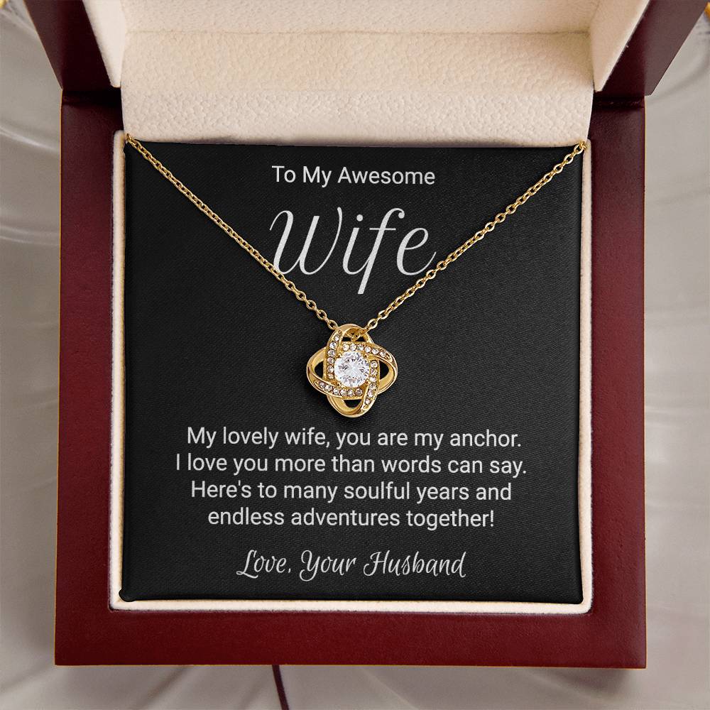 Unique Gift For Wife Love Knot Necklace