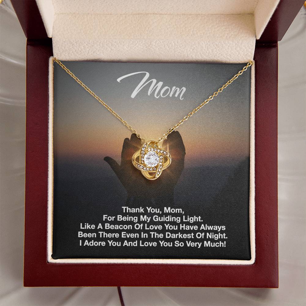 Thank You Love Knot Necklace