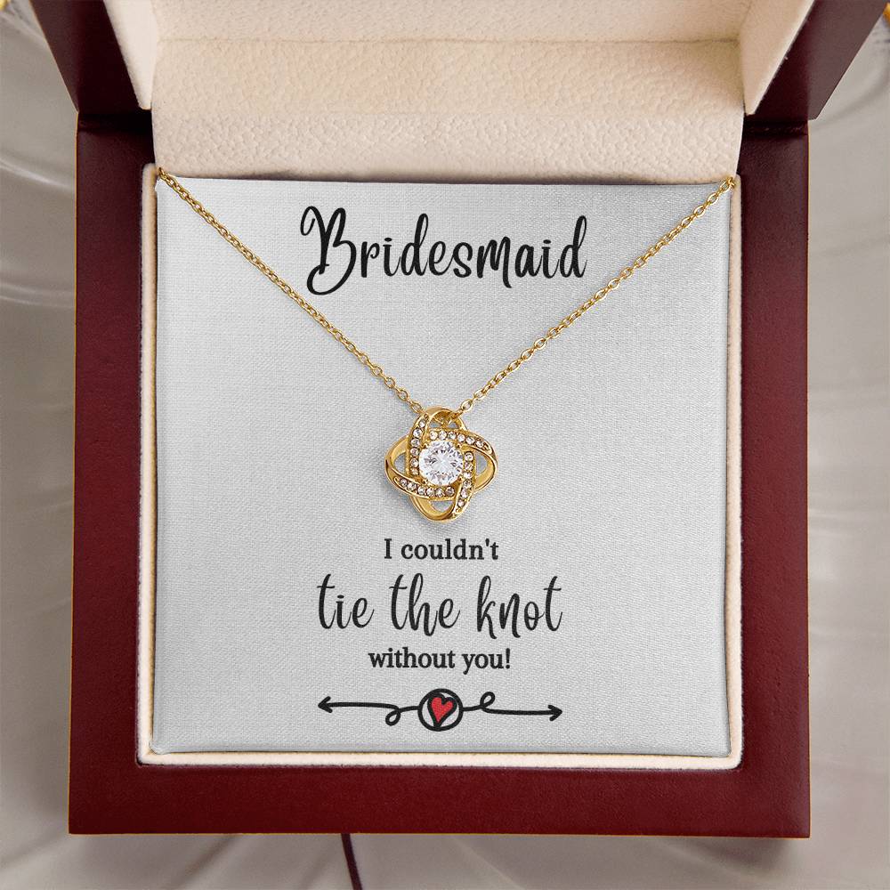 Bridesmaid(3) Love Knot Necklace