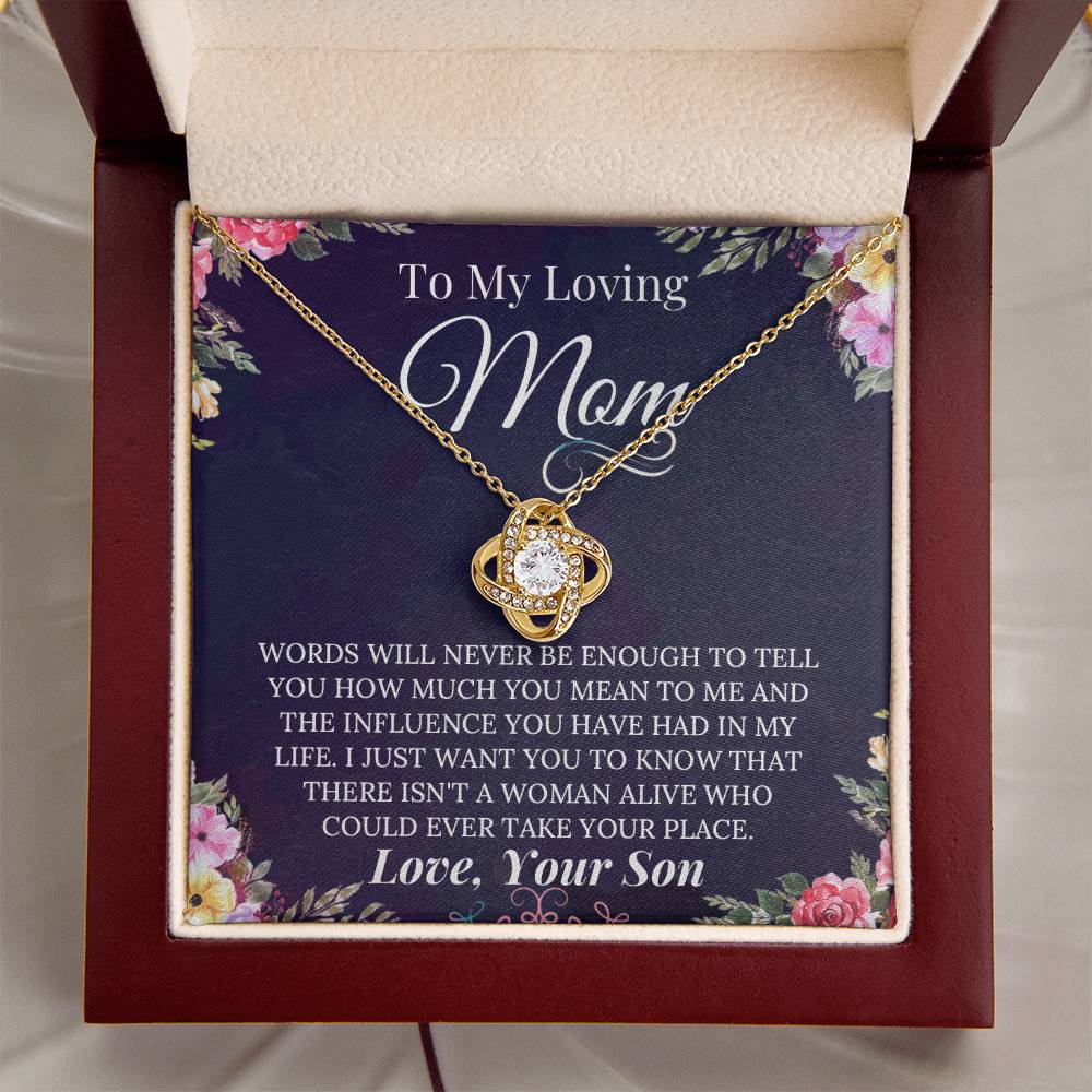 Heartfelt Mother's Day Ne Love Knot Necklace