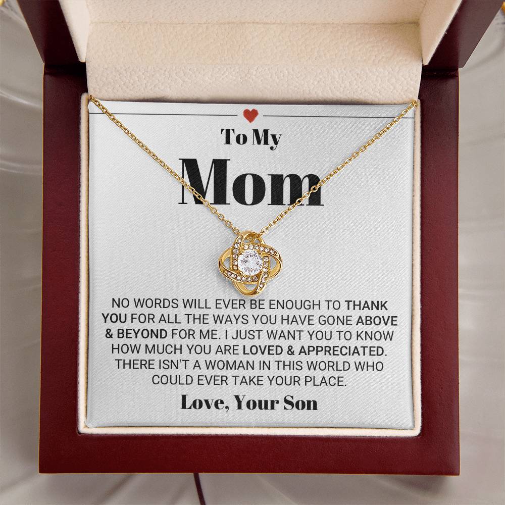 Heartwarming Mother's Day Gift Love Knot Necklace