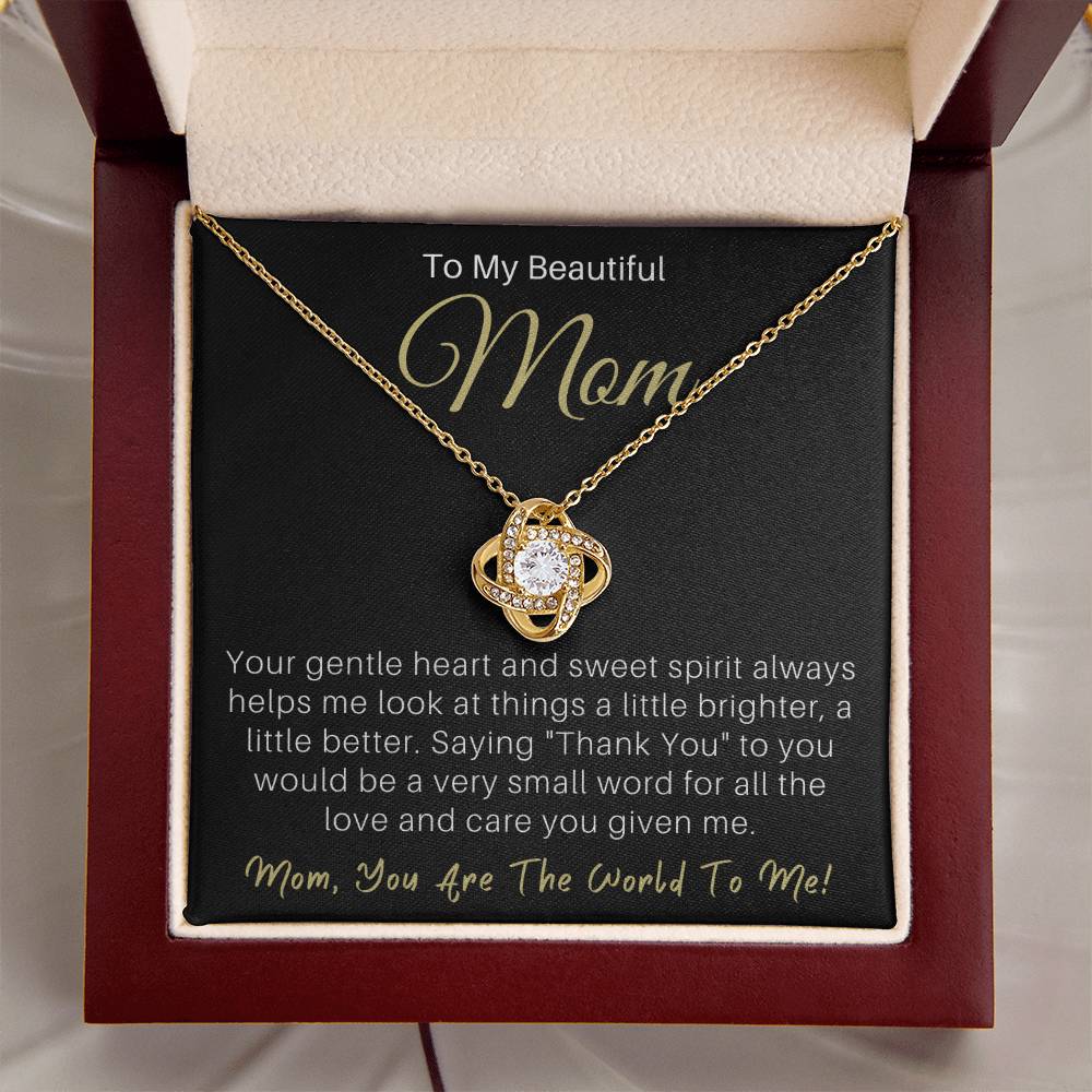 The Beautiful Necklace Gift For Mom On Every Occasion - Love Knott Necklace - 14 Love Knot Necklace