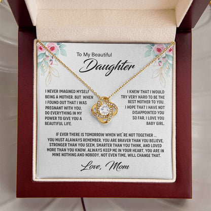 Love Knot Necklace For Daughter 1 Love Knot Necklace
