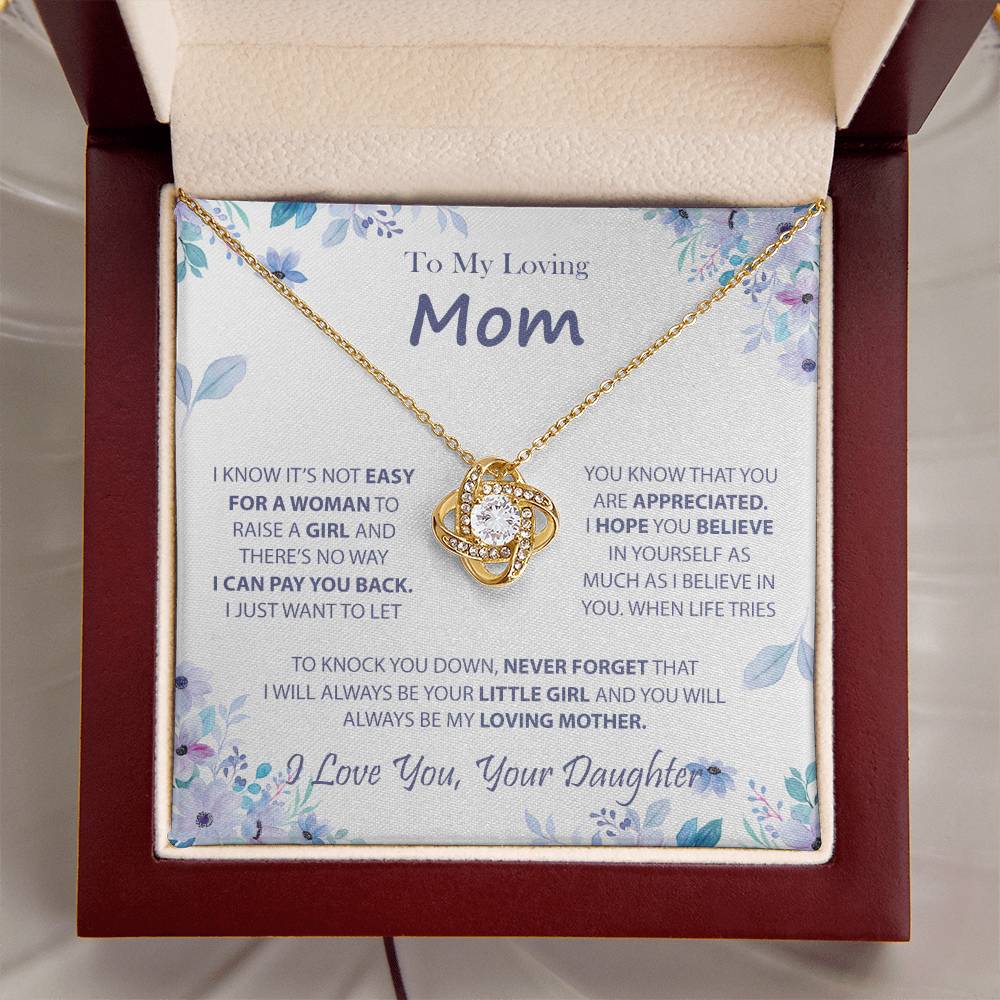 Necklaces For Moms Birthday Mothers Day Jewelry Love Knot Necklace