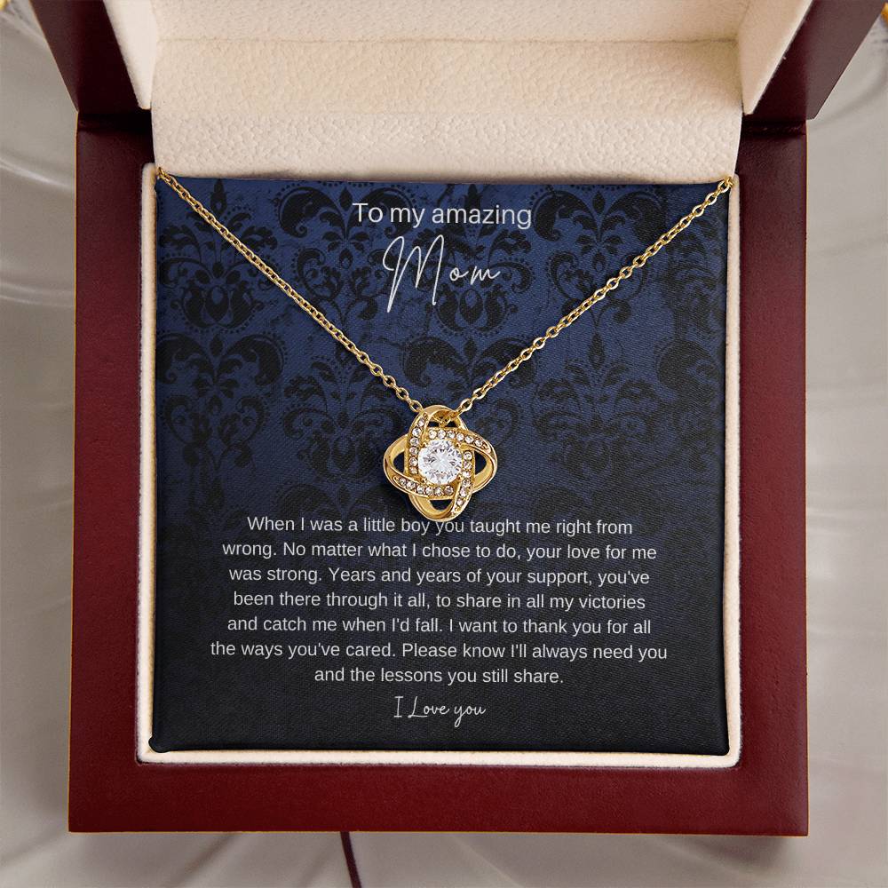 To My Amazing Mom - Loveknotnecklace Love Knot Necklace