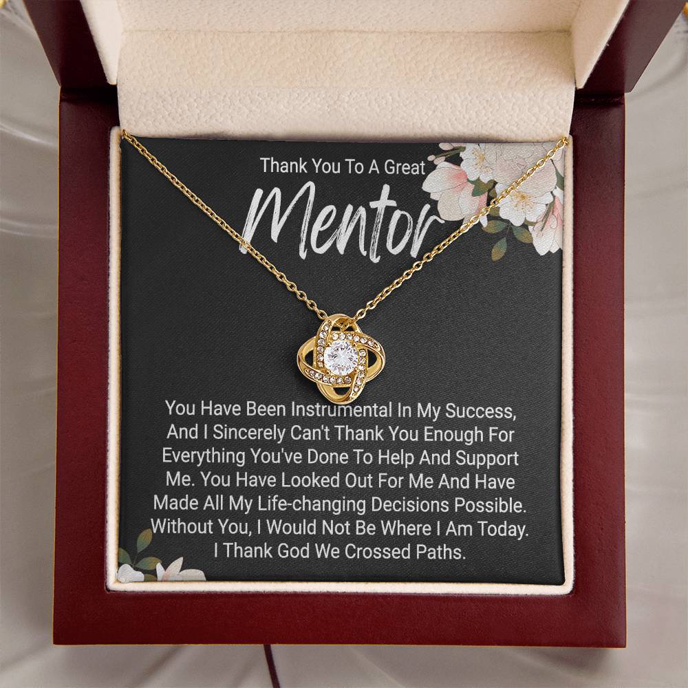 Mentor Gift - Love Knot Necklace Love Knot Necklace