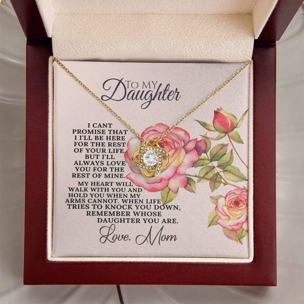 Love Knot Necklace For Daughter 2 Love Knot Necklace