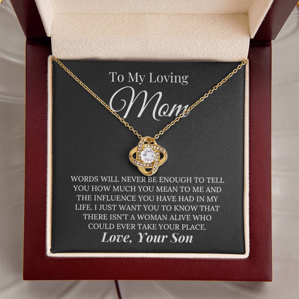 Heartfelt Mother's Day Gift For Mom Love Knot Necklace 1