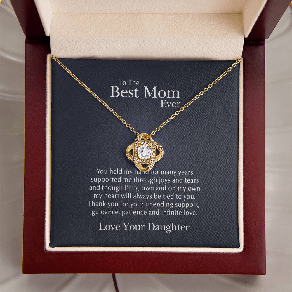 Always Be Tied To You Love Knot Necklace