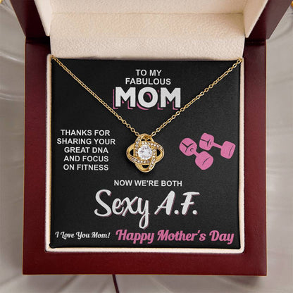 Unbreakable Bond Necklace Love Knot Necklace