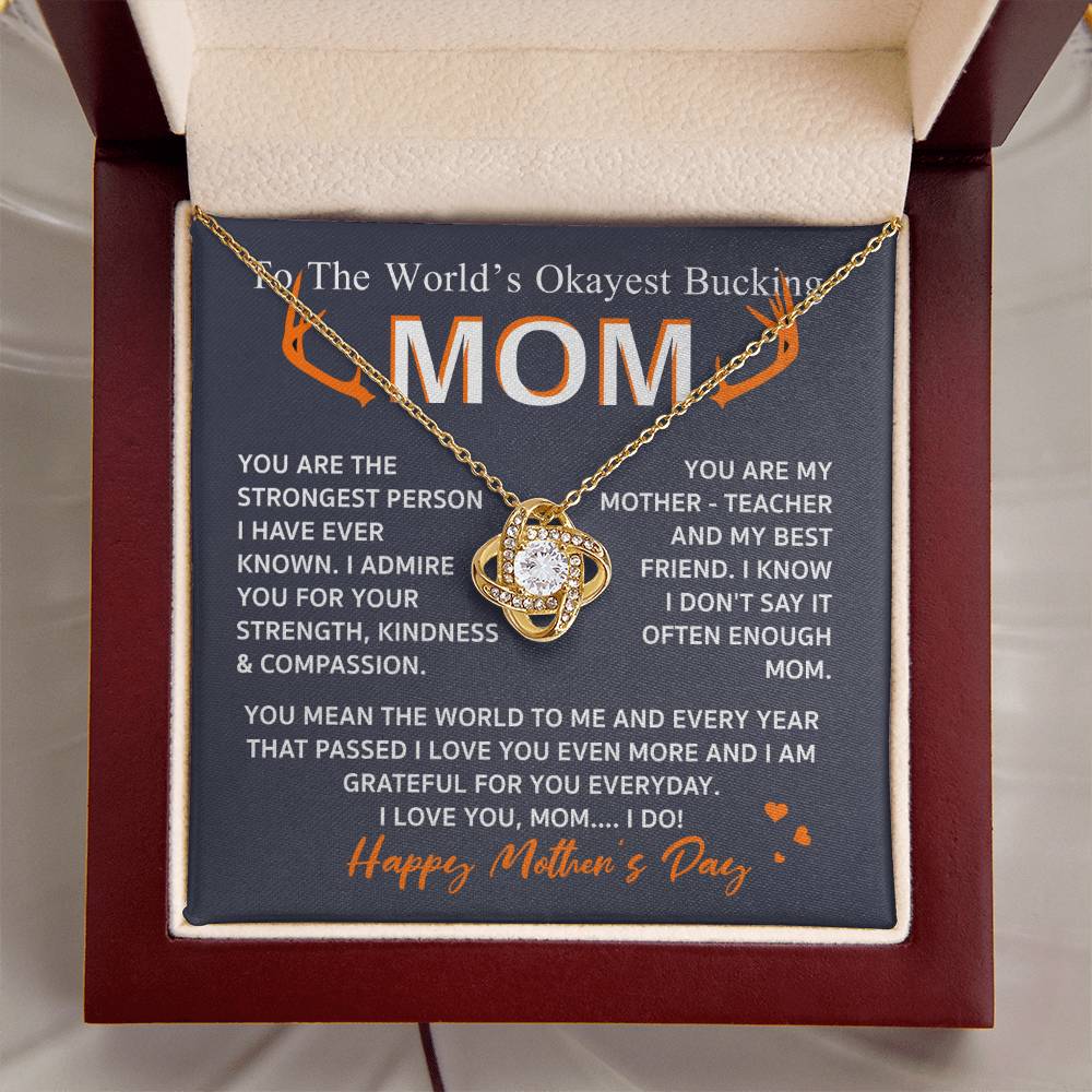 Hilarious Mother's Day Necklace Love Knot Necklace