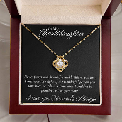 Happy Birthday Or Just To Say I Love You -  Love Knot Necklace