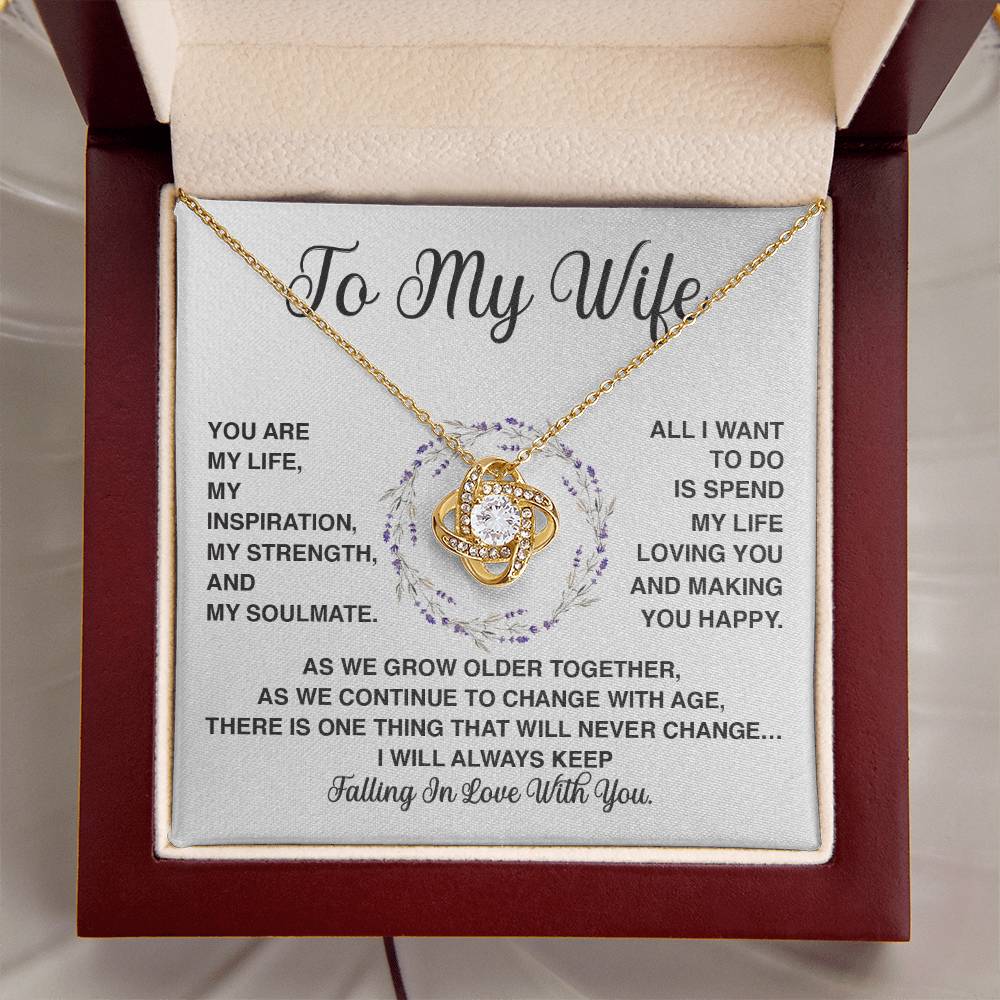 Delivery By Mother's Day Wf034   Gift Fo Love Knot Necklace