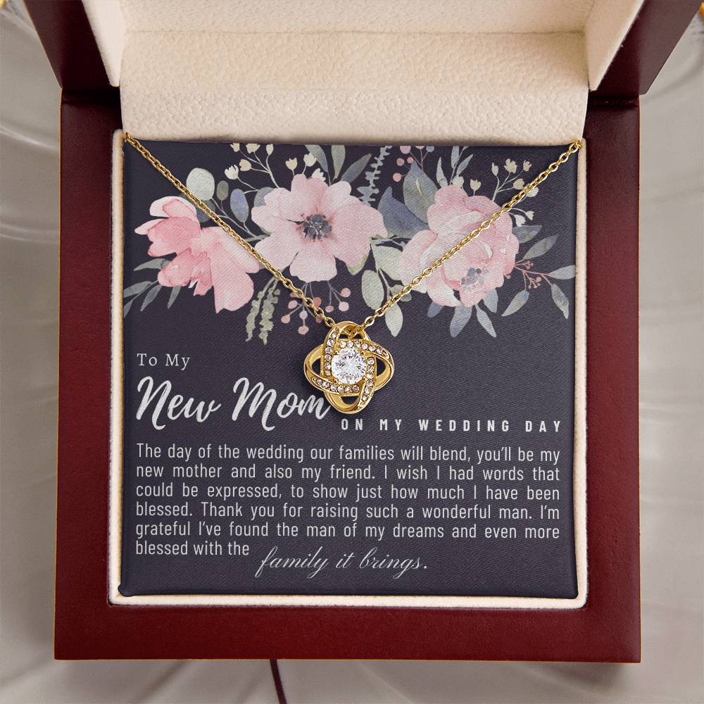 Mother In Law Wedding Gift Mother Of The Groom Gift From Bride Mom In Law Wedding Gift Mom In Law Gift From Bride Heartfelt Jewelr Love Knot Necklace