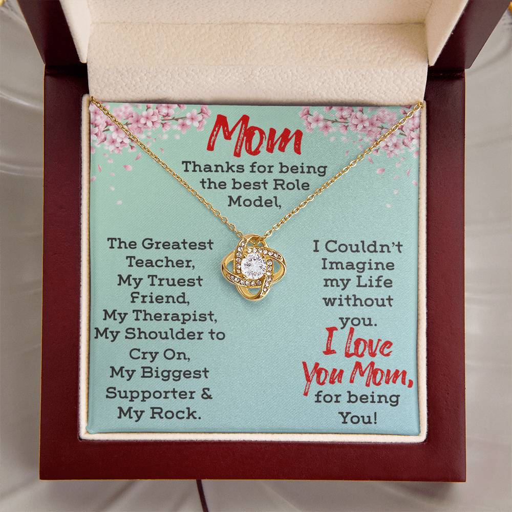 Exclusive Necklace Gift For Mom Love Knot Necklace