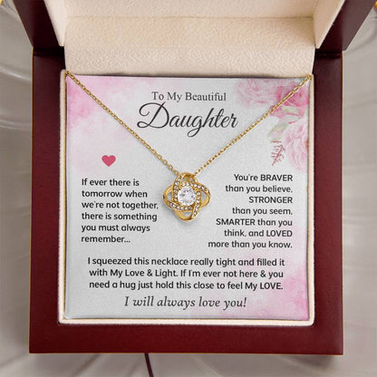 Gifts For Daughter - Love Knot Necklace Love Knot Necklace