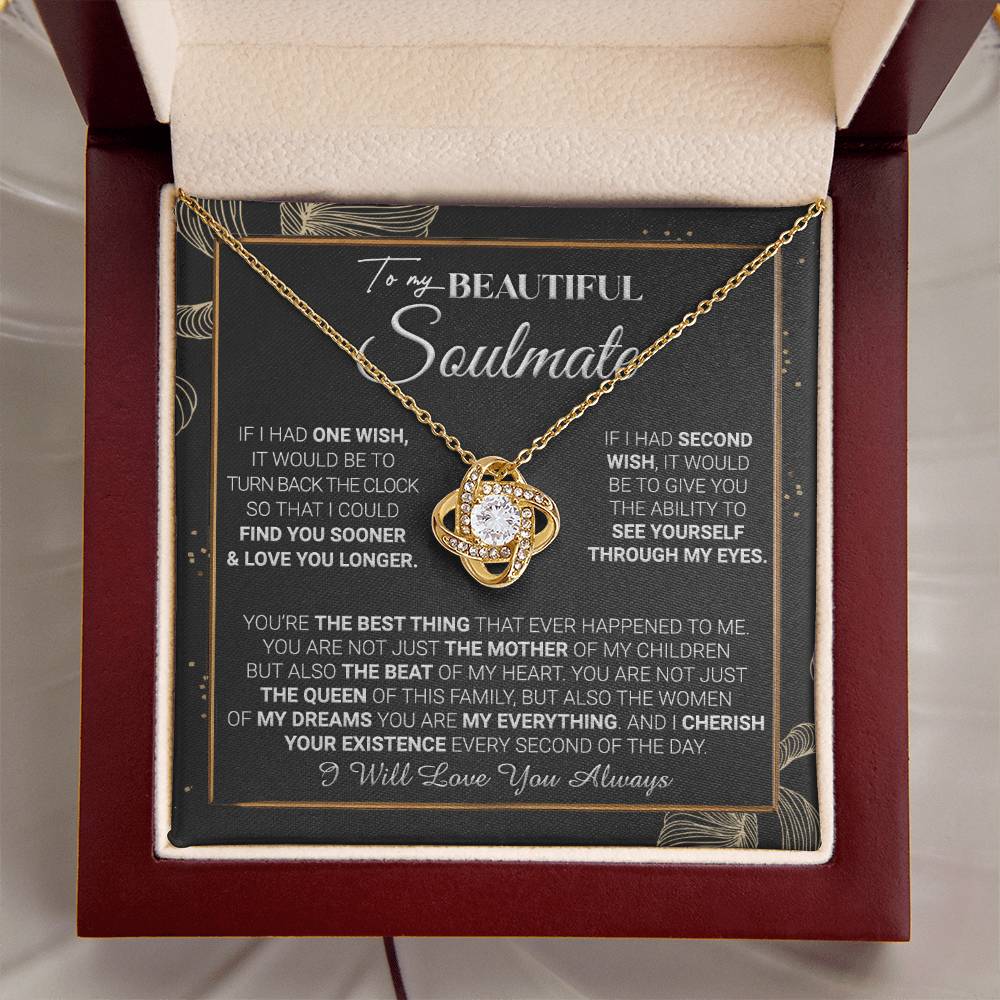 Gift For Your Soulmate - The Queen - Love Knot Love Knot Necklace